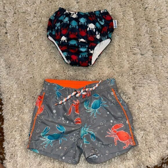 OSHKOSH B’GOSH Baby Swim Trunks + Diaper - Picture 1 of 8